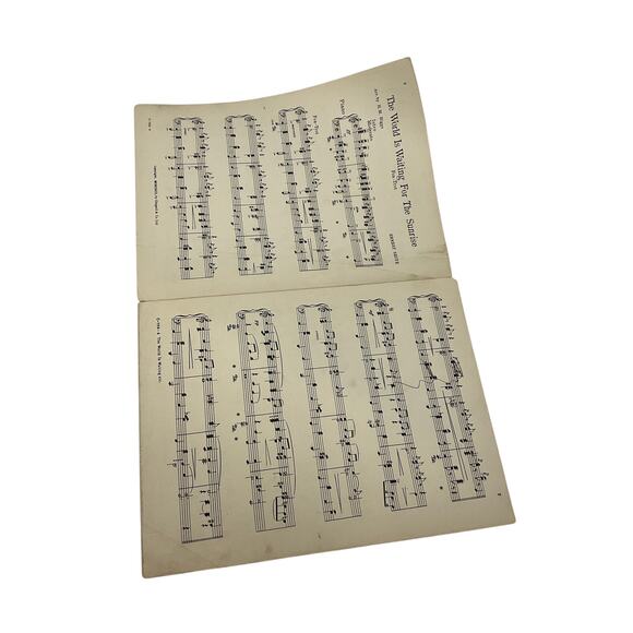 The World Is Waiting For The Sunrise Fox Trot Sheet Music 1923 Ernest Seitz - Picture 4 of 5